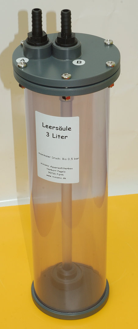 Leersaeule, 3 Liter